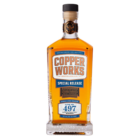 Copperworks American Single Malt Whiskey Single Cask No. 497 (700ml)