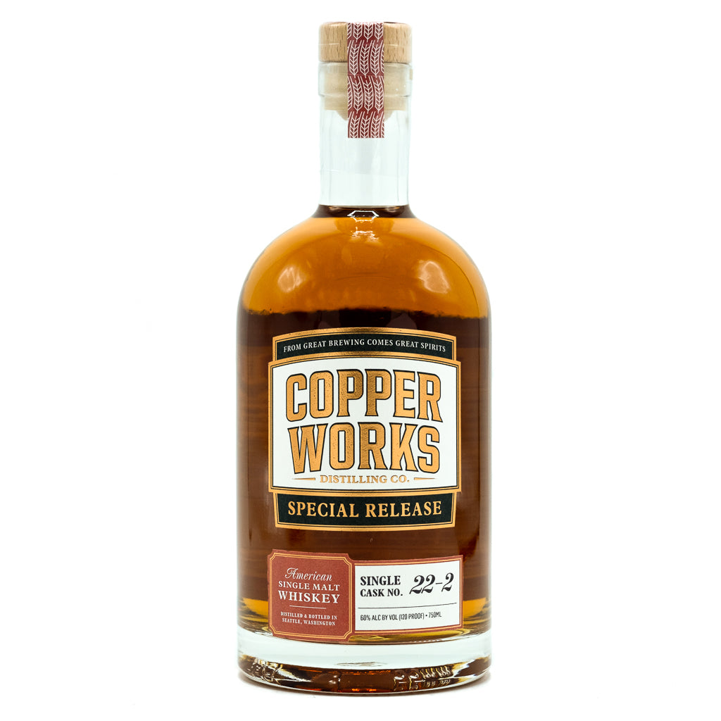 Copperworks American Single Malt Whiskey Single Cask No. 22-2