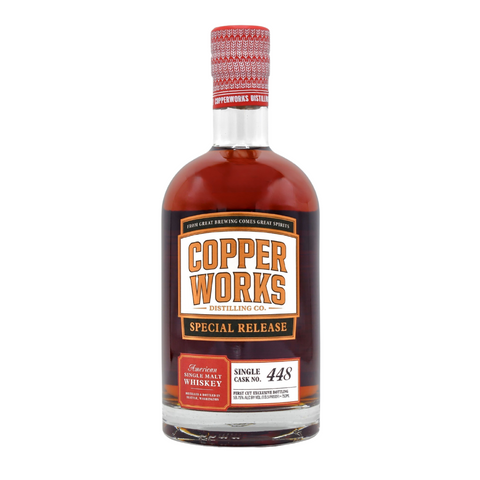 Copperworks American Single Malt Whiskey Single Cask No. 448