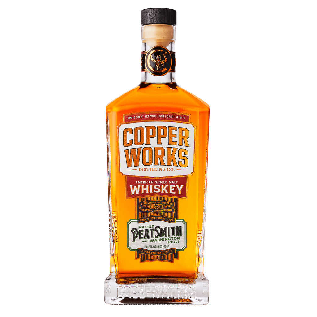 Copperworks Peatsmith American Single Malt Whiskey (700ml)