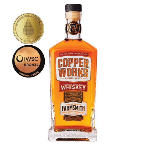 Copperworks Farmsmith American Single Malt Whiskey (700ml)