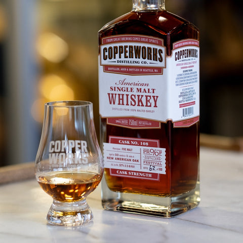 Copperworks American Single Malt Whiskey Proof 2018 - Archive Release (750ml)